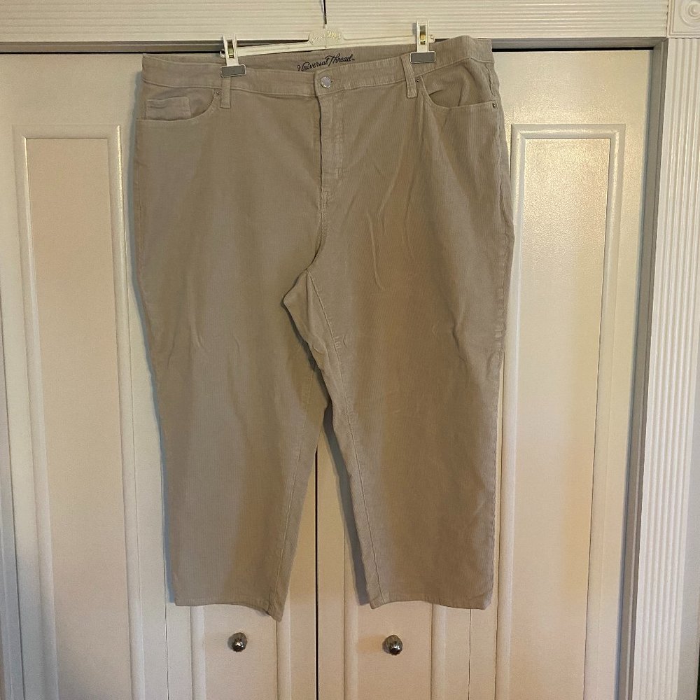 Universal Thread Beige Corduroy Pant